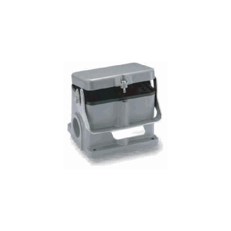 Embase en saillie 48B, Aluminium moulé sous pression, acier inoxydable, IP65, Sortie horizontale, PG29